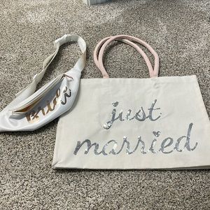Bridal bag and bride crossbody(waist bag)